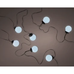 Lumineo Budget Feestverlichting Lichtsnoer - Bolvorm - 950cm - 20 LEDS - Koel Wit/Blauw -uinbenodigdheden Verkoop 2024 budget feestverlichting lichtsnoer bolvorm 950cm 20 leds koel wit blauw netstroom 2 3