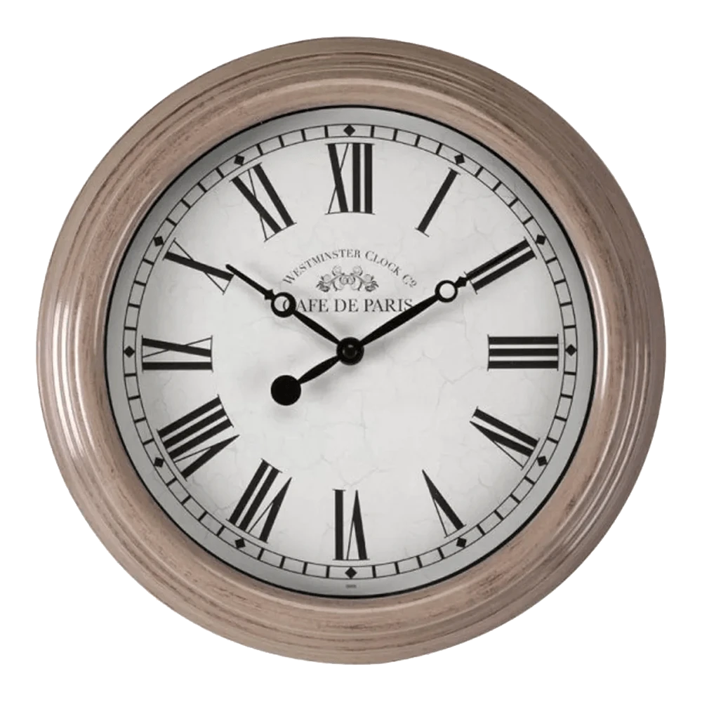 Buitenklok Biarritz - 30cm - Grijs 3 Buitenklok Biarritz - 30cm - Grijs