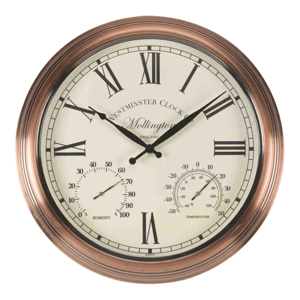 Buitenklok Mollington - 3in1 - 38cm 3 Buitenklok Mollington - 3in1 - 38cm