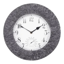 Buitenklok Stonegate Granite - 2in1 - 30cm