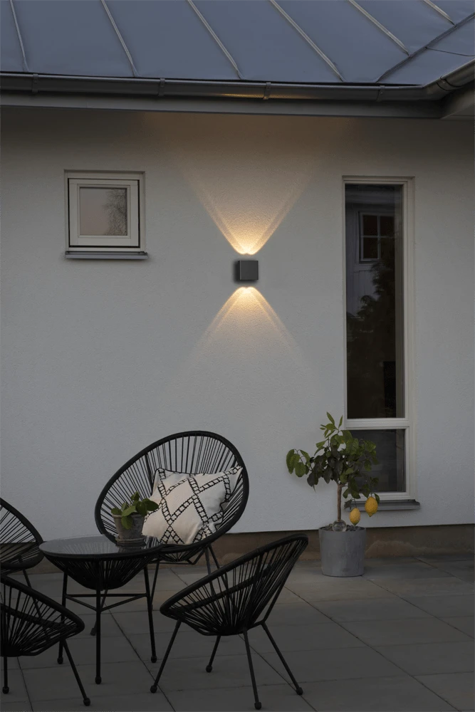 Konstsmide Chieri PowerLED 230V Wandlamp Flush Double Two 11x11cm, 2x 2W 5 Konstsmide Chieri PowerLED 230V Wandlamp Flush Double Two 11x11cm, 2x 2W - Image 3