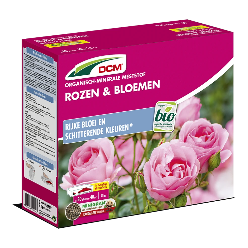 DCM Meststof Rozen & Bloemen - 3kg - Tuinplanten Voeding 3 DCM Meststof Rozen & Bloemen - 3kg - Tuinplanten Voeding