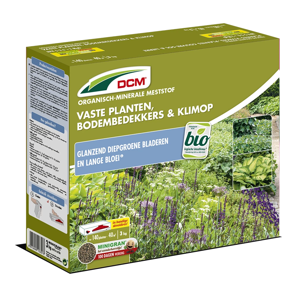 DCM Meststof Vaste Planten, Klimop & Bodembedekkers - 3kg - Tuinplanten Voeding 3 DCM Meststof Vaste Planten, Klimop & Bodembedekkers - 3kg - Tuinplanten Voeding