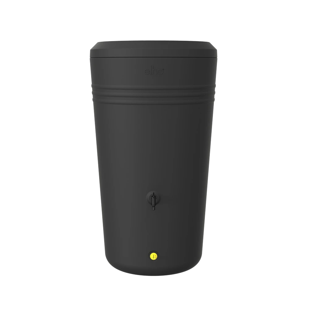 Elho Regenton - Green Basics - 200L - Zwart 5 Elho Regenton - Green Basics - 200L - Zwart - Image 3