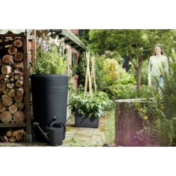 Elho Regenton - Green Basics - 200L - Zwart 13 Elho Regenton - Green Basics - 200L - Zwart -uinbenodigdheden Verkoop 2024 elho regenton green basics 200l zwart 5 1