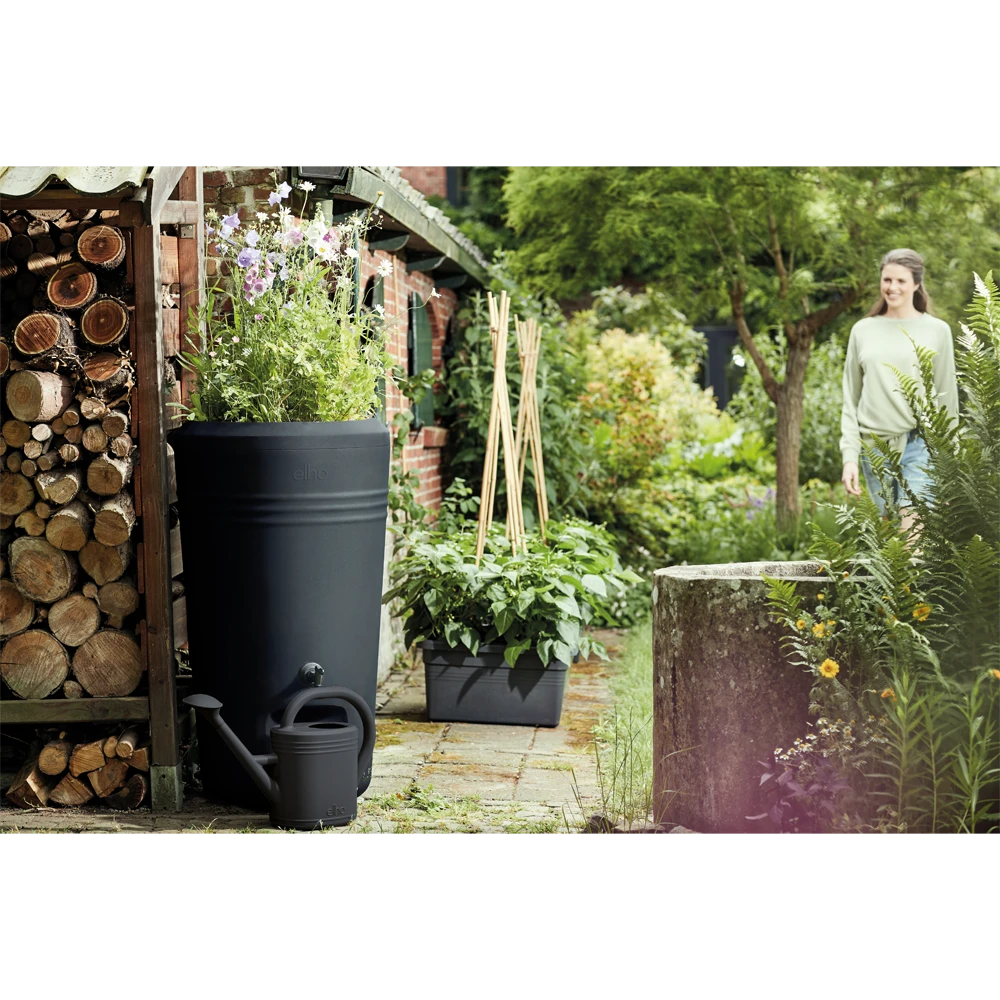 Elho Regenton - Green Basics - 200L - Zwart 7 Elho Regenton - Green Basics - 200L - Zwart - Image 5