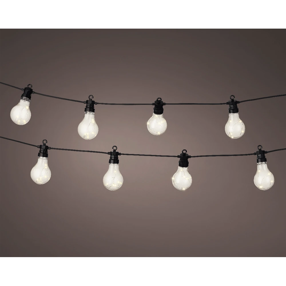 Lumineo Feestverlichting 20 Micro LED Steady Buiten - 950cm - Warm Wit 4 Lumineo Feestverlichting 20 Micro LED Steady Buiten - 950cm - Warm Wit - Image 2