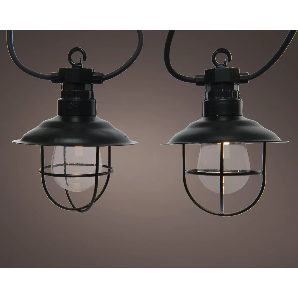 Lumineo Feestverlichting Lichtsnoer - 450cm - 10 LEDS - Warm Wit 4 Lumineo Feestverlichting Lichtsnoer - 450cm - 10 LEDS - Warm Wit - Image 2