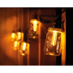 Lumineo Feestverlichting Lichtsnoer Weckpotjes - 950cm - 20 LEDS - Klassiek Warm -uinbenodigdheden Verkoop 2024 feestverlichting lichtsnoer weckpotjes 950cm 20 leds klassiek warm netstroom 3 3