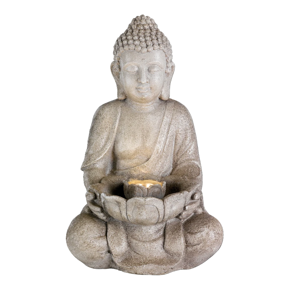Lumineo Fontein Boeddha Led - Klein - 28x29,5x45cm 3 Lumineo Fontein Boeddha Led - Klein - 28x29,5x45cm