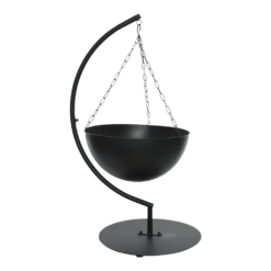 Hangende Vuurschaal - D60cm - Zwart