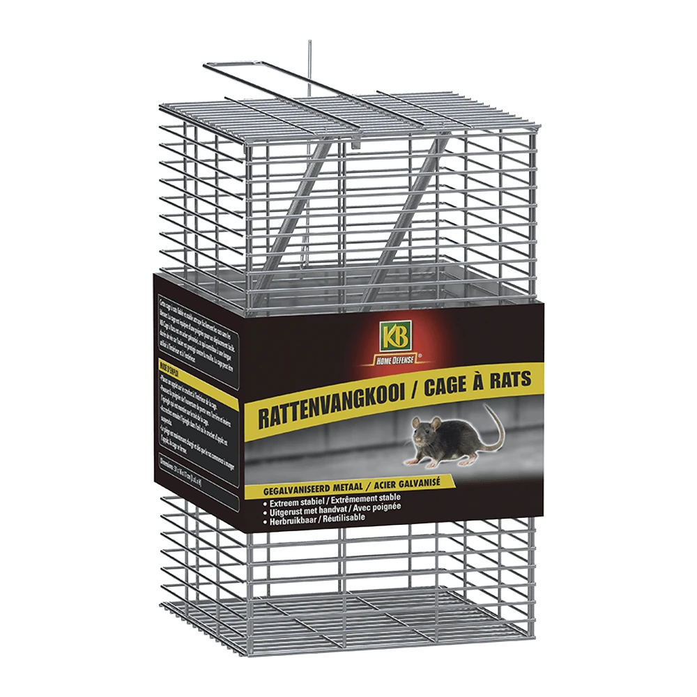 KB Rattenvangkooi 1 Stuk - Insecten En Ongedierte 3 KB Rattenvangkooi 1 Stuk - Insecten En Ongedierte