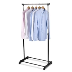 Kledingrek Op Wieltjes - In Hoogte Verstelbaar - Alpina