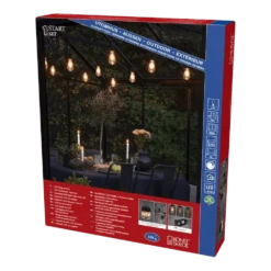Lichtsnoer Feestverlichting Edison LED Koppelbaar + Dimbaar - Startset - 10m - 10 LED's - Konstsmide 11 Lichtsnoer Feestverlichting Edison LED Koppelbaar + Dimbaar - Startset - 10m - 10 LED's - Konstsmide -uinbenodigdheden Verkoop 2024 lichtsnoer feestverlichting edison led koppelbaar dimbaar startset 10m 10 led s 5