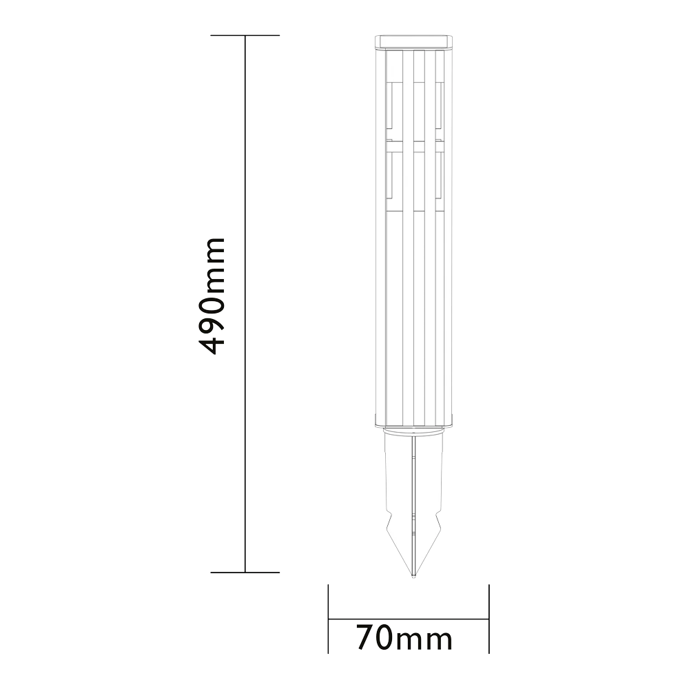 Luxform Hybride Solar Tuinlamp Florida 10-20 Lumen 6 Luxform Hybride Solar Tuinlamp Florida 10-20 Lumen - Image 4