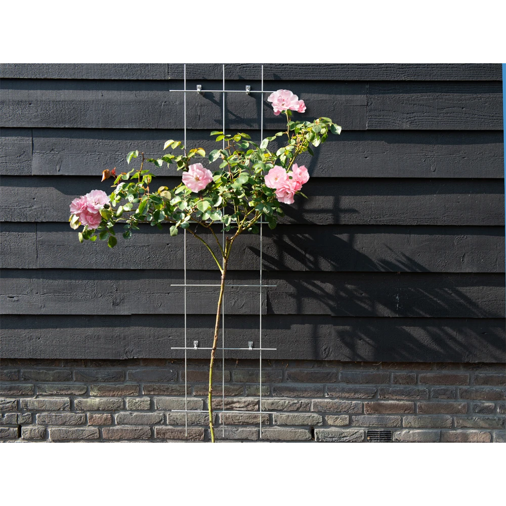 Nature - Metalen Klimrek Geplastificeerd Grijs H145x42,5cm 5 Nature - Metalen Klimrek Geplastificeerd Grijs H145x42,5cm - Image 3