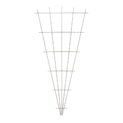 Nature - Metalen Klimrekv Geplastificeerd Groen H145x5/75cm