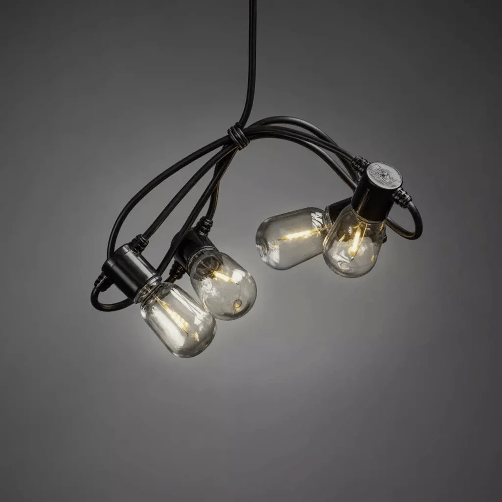 Partylight/Lichtsnoer Feestverlichting LED Dimbaar - 4.75m 20 LED's - Konstsmide 3 Partylight/Lichtsnoer Feestverlichting LED Dimbaar - 4.75m 20 LED's - Konstsmide