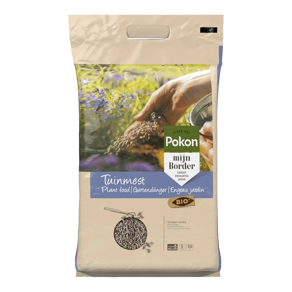 Pokon Bio Tuinmest 5kg - Tuinplanten Voeding, Gazonmeststof 3 Pokon Bio Tuinmest 5kg - Tuinplanten Voeding, Gazonmeststof