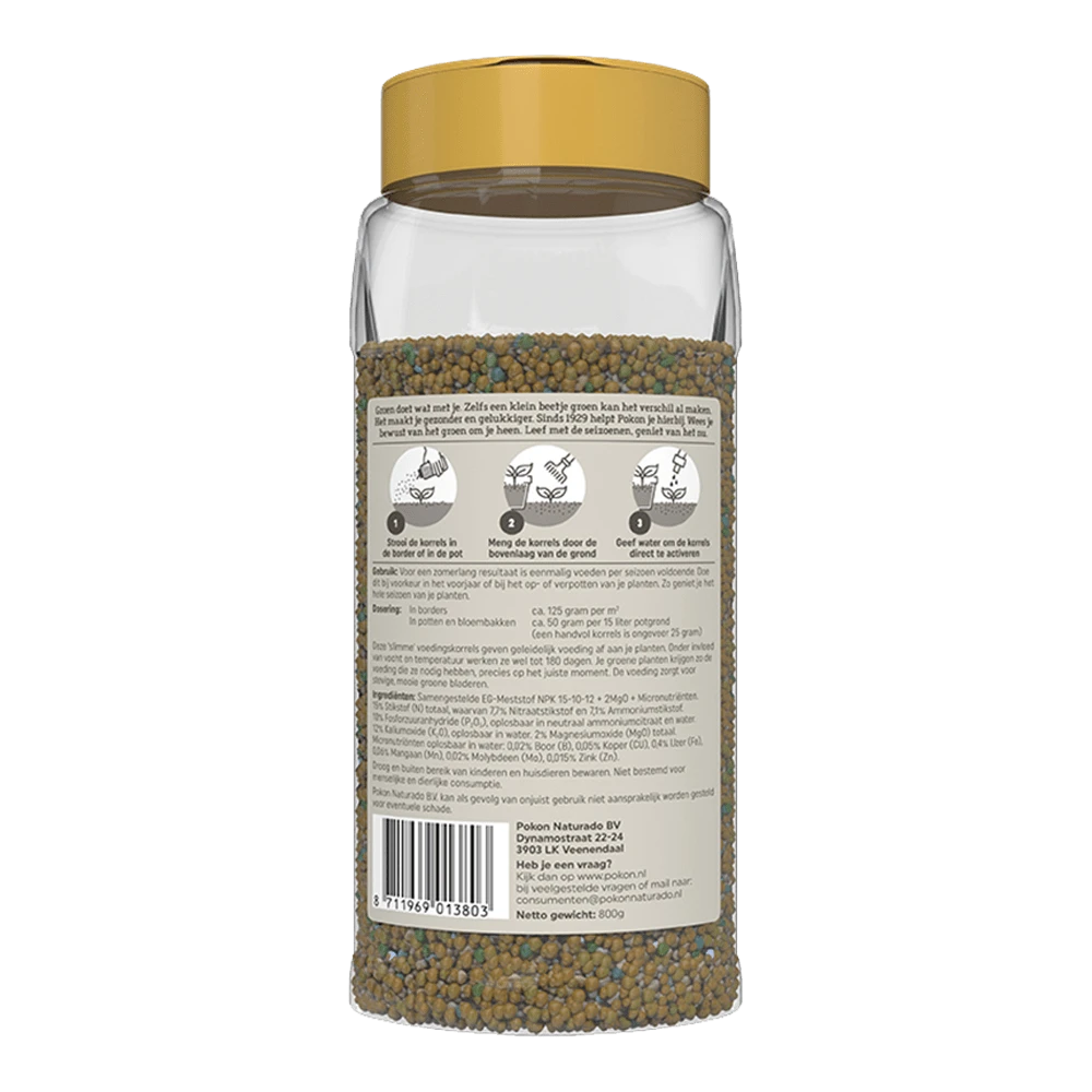 Pokon Groene Planten Voedingskorrels 800g - Kamerplanten Voeding 4 Pokon Groene Planten Voedingskorrels 800g - Kamerplanten Voeding - Image 2