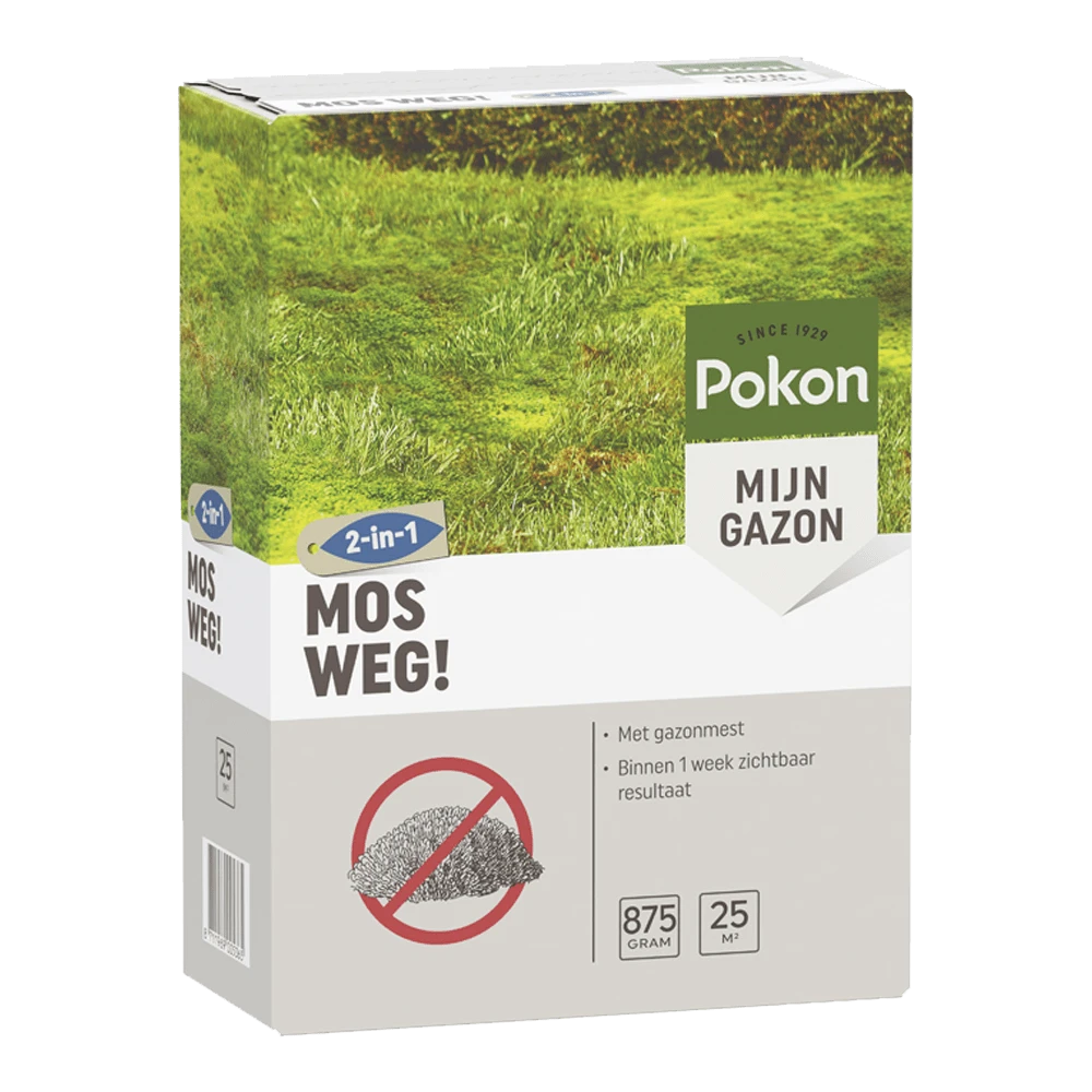 Pokon Mos Weg! 875gr Voor 25mu00b2 - Onkruid En Aanslag 3 Pokon Mos Weg! 875gr Voor 25mu00b2 - Onkruid En Aanslag