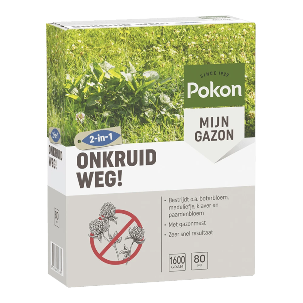 Pokon Onkruid Weg! 1,6kg Voor 80mu00b2 - Onkruid En Aanslag 3 Pokon Onkruid Weg! 1,6kg Voor 80mu00b2 - Onkruid En Aanslag