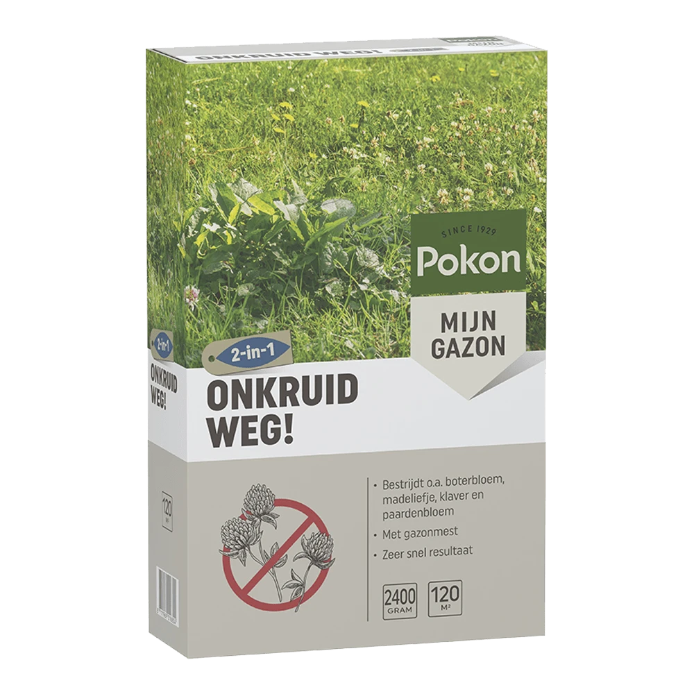 Pokon Onkruid Weg! 2,4kg Voor 120mu00b2 - Onkruid En Aanslag 3 Pokon Onkruid Weg! 2,4kg Voor 120mu00b2 - Onkruid En Aanslag