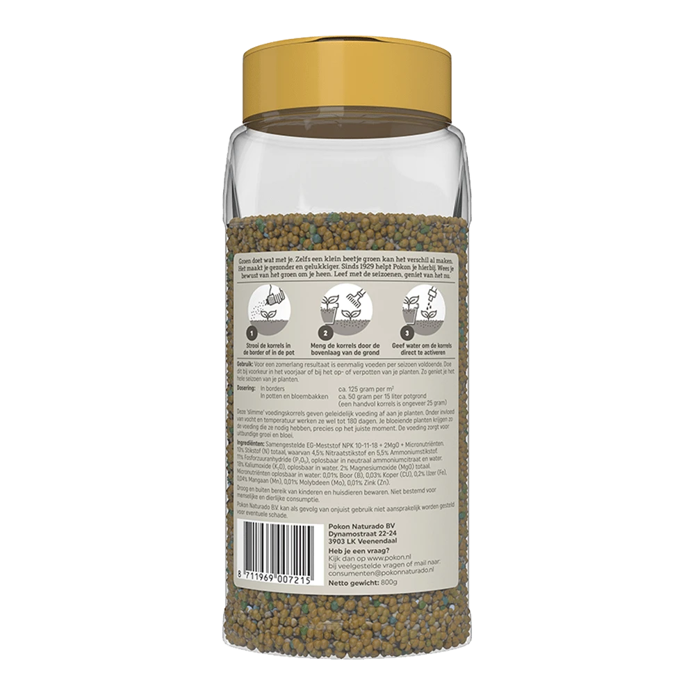 Pokon Terras & Balkon Planten Voedingskorrels 800g - Tuinplanten Voeding 4 Pokon Terras & Balkon Planten Voedingskorrels 800g - Tuinplanten Voeding - Image 2