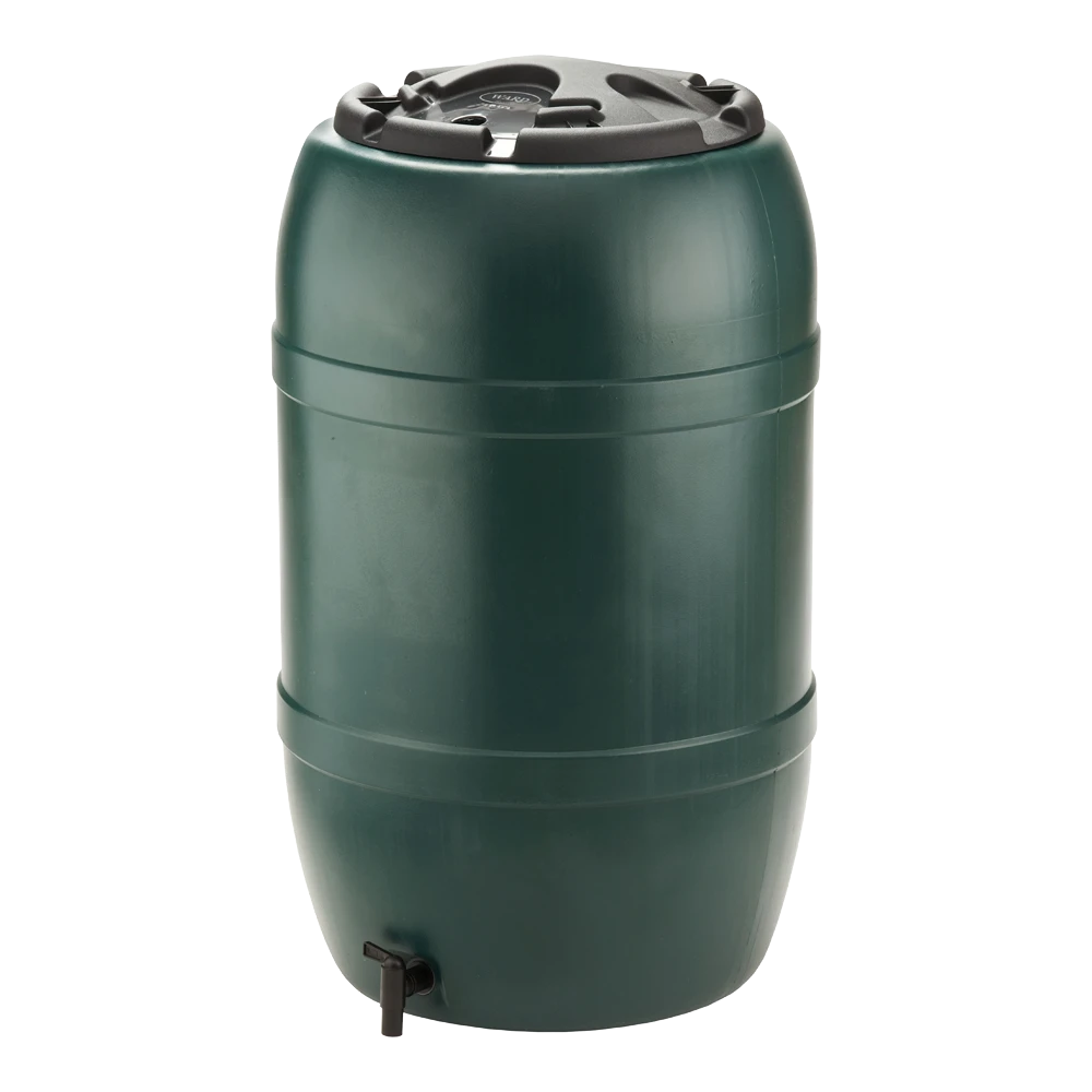 Regenton 120L Kunststof - Groen - H81xu00d850cm - Nature 3 Regenton 120L Kunststof - Groen - H81xu00d850cm - Nature