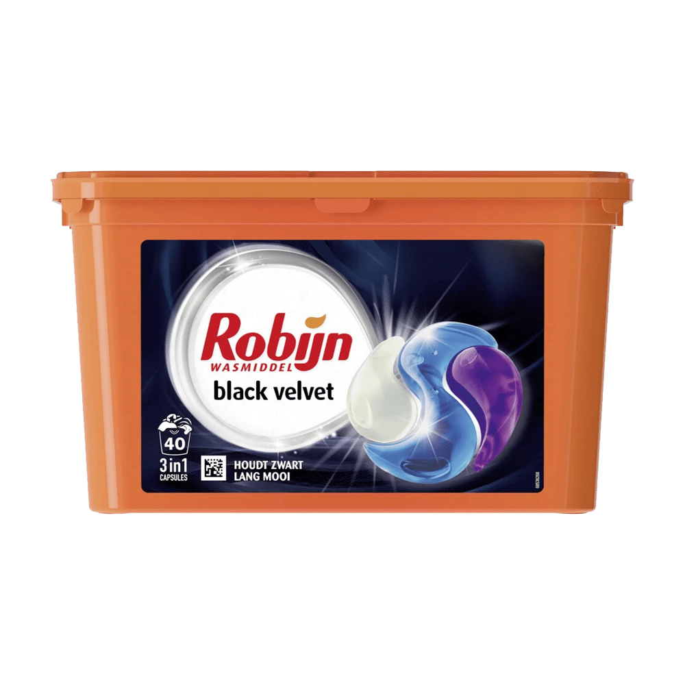 Robijn Wasmiddel Capsule Zwart - 40sc 3 Robijn Wasmiddel Capsule Zwart - 40sc