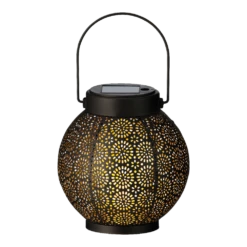 Lumineo Solar Lantaarn - LED - D14 X H16cm - Zwart/Goud 9 Lumineo Solar Lantaarn - LED - D14 X H16cm - Zwart/Goud -uinbenodigdheden Verkoop 2024 solar lantaarn led d14 x h16cm zwart goud solar 3 3