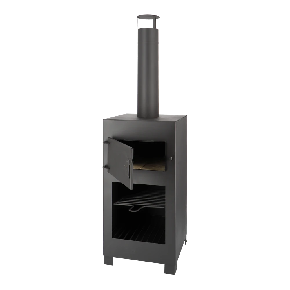 Terraskachel En Pizzaoven Zwart - Fancy Flames 4 Terraskachel En Pizzaoven Zwart - Fancy Flames - Image 2