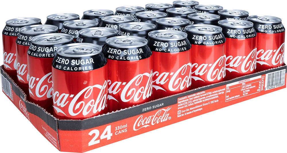 Coca-Cola Tray Coca Cola Zero - 24st - FrisdrankVoordeel 3 Coca-Cola Tray Coca Cola Zero - 24st - FrisdrankVoordeel