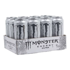 Tray Monster Energy Drink Ultra White - 12st - Frisdrankvoordeel