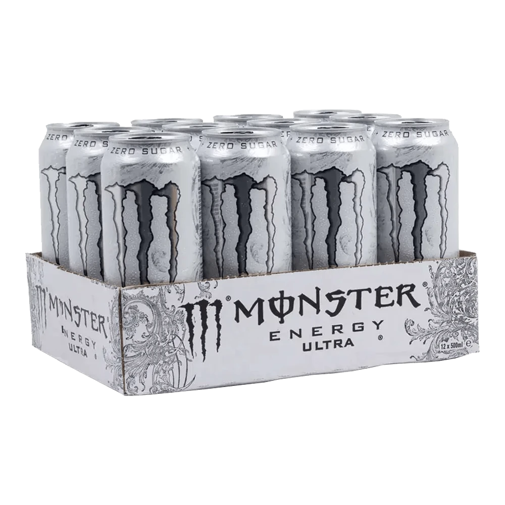 Tray Monster Energy Drink Ultra White - 12st - Frisdrankvoordeel 3 Tray Monster Energy Drink Ultra White - 12st - Frisdrankvoordeel
