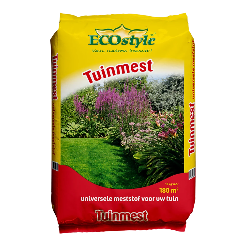 EcoStyle Tuinmest 18kg - Tuinplanten Voeding, Gazonmeststof 3 EcoStyle Tuinmest 18kg - Tuinplanten Voeding, Gazonmeststof