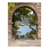 Tuinposter Mediterraans Doorkijk - L - 90x120cm -uinbenodigdheden Verkoop 2024 tuinposter mediterraans doorkijk l 90x120cm tuinposters 1
