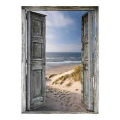 Tuinposter Stranddeur - 60x80cm