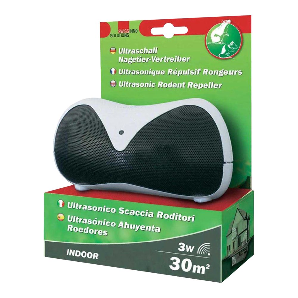 Ultrasoon Knaagdierverdrijver 3 Watt - Insecten En Ongedierte 3 Ultrasoon Knaagdierverdrijver 3 Watt - Insecten En Ongedierte