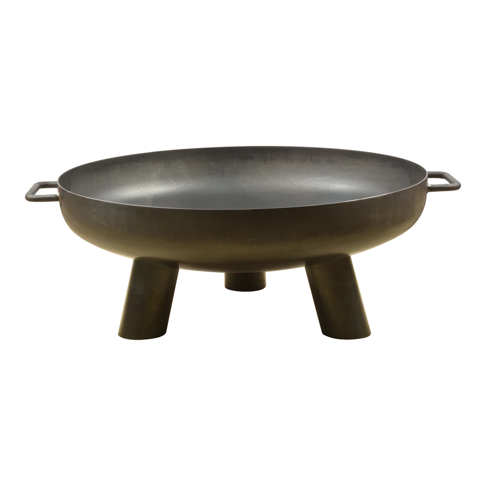 Vuuschaal Staal - D60cm - Fancy Flames 3 Vuuschaal Staal - D60cm - Fancy Flames